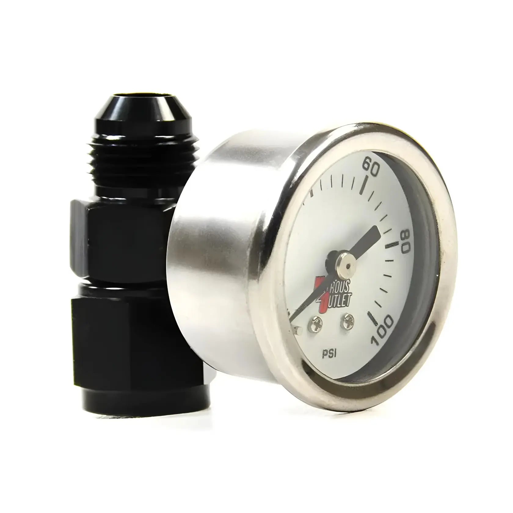 Nitrous Outlet - 0 - 100psi Fuel Pressure Gauge - Demon Performance