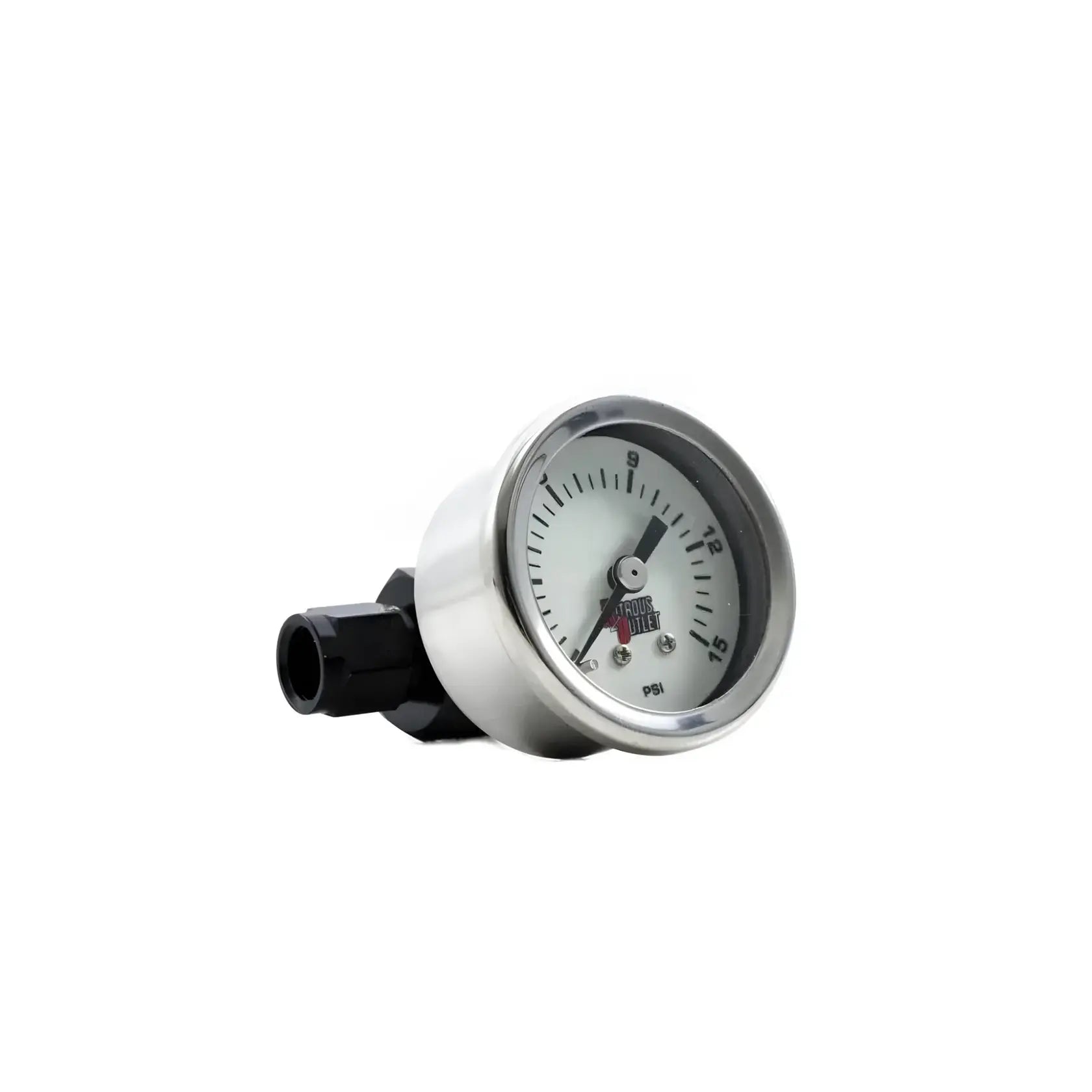 Nitrous Outlet - 0 - 15psi Fuel Pressure Gauge - Demon Performance