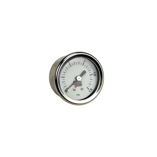 Nitrous Outlet - 0 - 15psi Fuel Pressure Gauge - Demon Performance