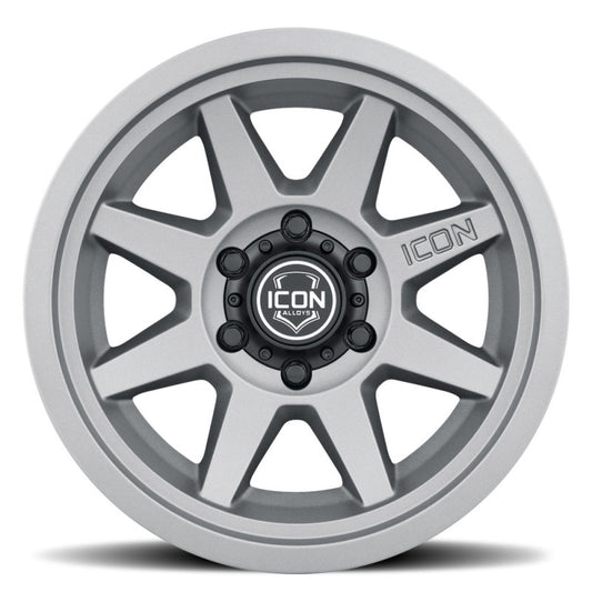 ICON Rebound 17x8.5 5x5 -6mm Offset 4.5in BS 71.5mm Bore Charcoal Wheel