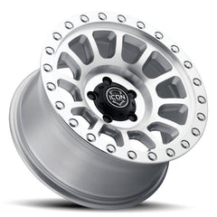 ICON Hulse 17 X 8.5 6 X 5.5 0mm Offset 4.75in BS Silver Machined