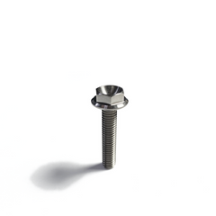 Ticon Industries Titanium Bolt Flanged M5x20x.8TP 8mm 6pt Head