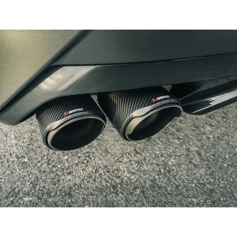 Akrapovic - Akrapovic 2019 BMW Z4 M40i (G29) Slip - On Line (Titanium) w/Carbon Fiber Tips - Demon Performance