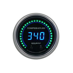 AutoMeter - Autometer 52.4mm Black Switchable 60 - 340 Degrees F / 40 - 170 Degrees C Cobalt Elite Digital Gauge - Demon Performance