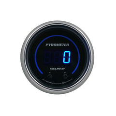 AutoMeter - Autometer 52.4mm Black Two Channel 0 - 2000 Degree Pyrometer (EGT) Cobalt Elite Digital Gauge - Demon Performance