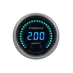 AutoMeter - Autometer 52.4mm Black Two Channel 0 - 2000 Degree Pyrometer (EGT) Cobalt Elite Digital Gauge - Demon Performance