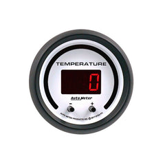 AutoMeter - Autometer 52.4mm White Switchable 60 - 340 Degrees F / 40 - 170 Degrees C Phantom Elite Digital Gauge - Demon Performance