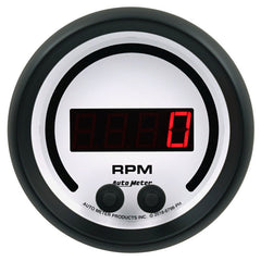 AutoMeter - Autometer 85.7mm White 0 - 16K RPM Tachometer Phantom Elite Digital Gauge - Demon Performance