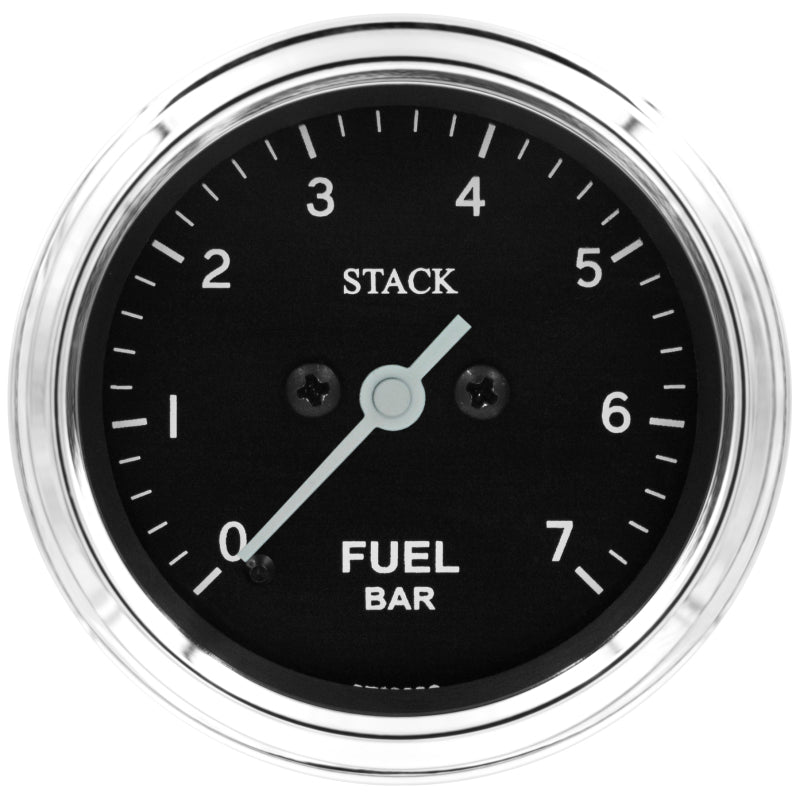 AutoMeter - Autometer Stack 52mm 0 - 7 Bar M10 Male Pro Stepper Motor Fuel Pressure Gauge - Classic - Demon Performance