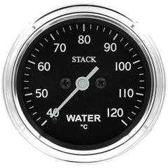 AutoMeter - Autometer Stack 52mm 40 - 120 Deg C 1/8in NPTF Male Pro Stepper Motor Water Temp Gauge - Classic - Demon Performance