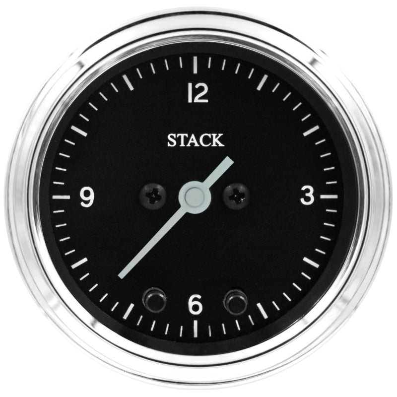 AutoMeter - Autometer Stack Analog Clock Gauge - Classic - Demon Performance