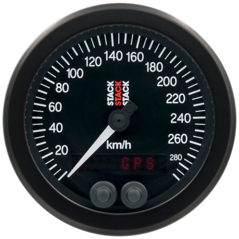 AutoMeter - Autometer Stack Instruments 88mm 0 - 290 KM/H GPS Speedometer - Black - Demon Performance