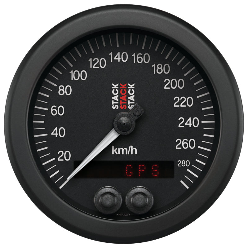 AutoMeter - Autometer Stack Instruments 88mm 0 - 290 KM/H GPS Speedometer - Black - Demon Performance