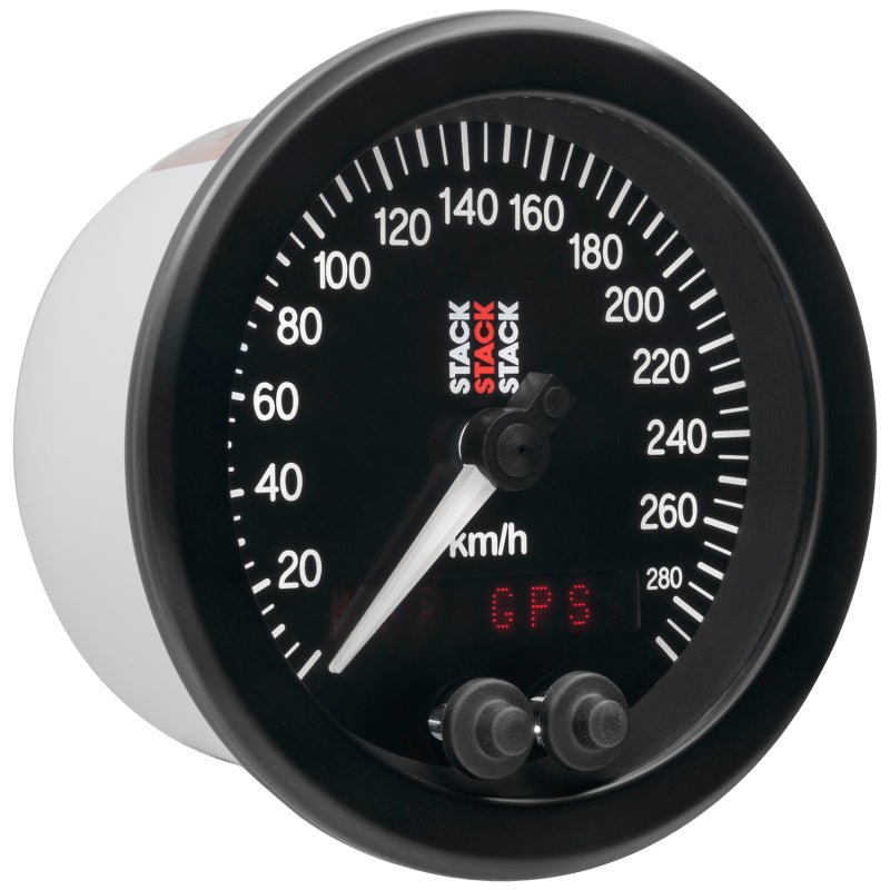 AutoMeter - Autometer Stack Instruments 88mm 0 - 290 KM/H GPS Speedometer - Black - Demon Performance