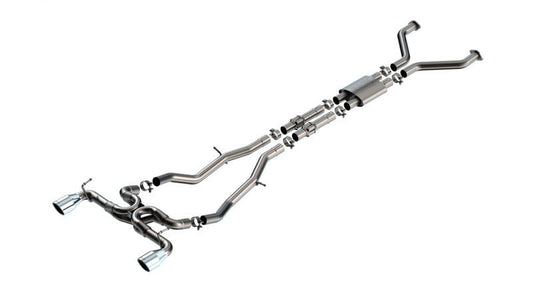 Borla - Borla 23 - 24 Nissan Z 2.5in ATAK Cat Back Exhaust 4.5in Tip - Stainless Steel - Demon Performance