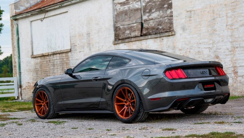 CORSA Performance - Corsa 2015 Ford Mustang GT 5.0 3in Axle Back Exhaust Black Dual Tips (Touring) - Demon Performance