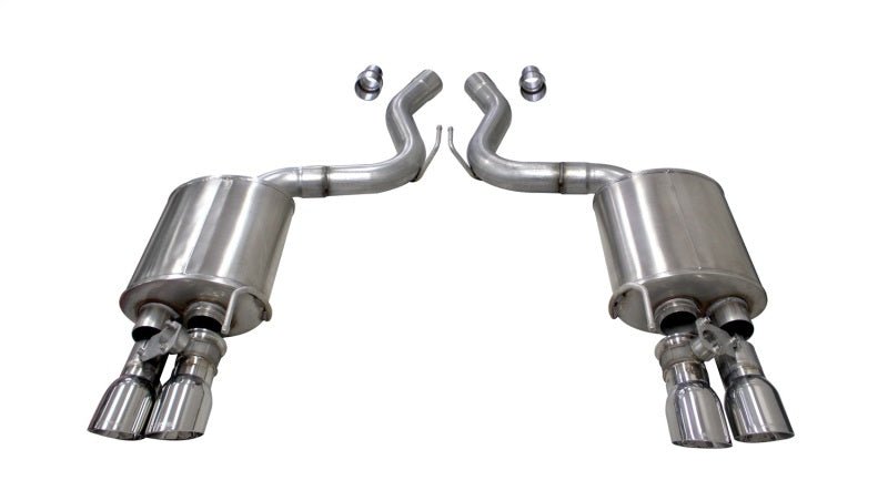 CORSA Performance - Corsa 2018-2023 Ford Mustang GT Fastback 5.0L 3in Sport Axle-Back Exhaust w/ 4in Polished Tips - Demon Performance