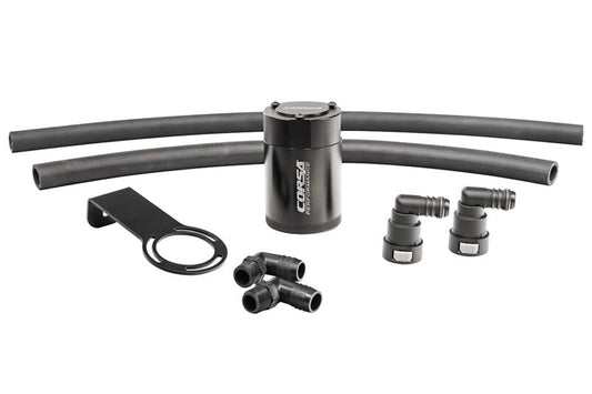 CORSA Performance - Corsa 21-22 Dodge Ram TRX Crew Cab Aluminum Oil Catch Can w/Mounting Bracket - Demon Performance