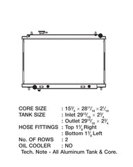 CSF - CSF 03-06 Nissan 350Z Radiator - Demon Performance