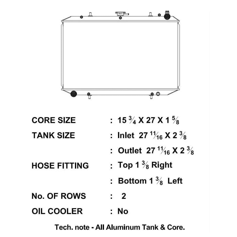 CSF - CSF 90-97 Nissan 300ZX Radiator - Demon Performance