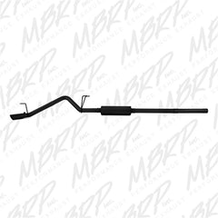 MBRP 09-14 Dodge Ram 1500 5.7L Cat-Back Single Side AL - Black