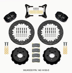 Wilwood Dynapro Radial Front Drag Kit 12.90in Drilled 2015-Up Mustang