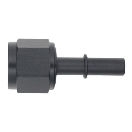 DeatschWerks - DeatschWerks 10AN Female Flare Swivel to 3/8in Male EFI Quick Disconnect - Anodized Matte Black - Demon Performance