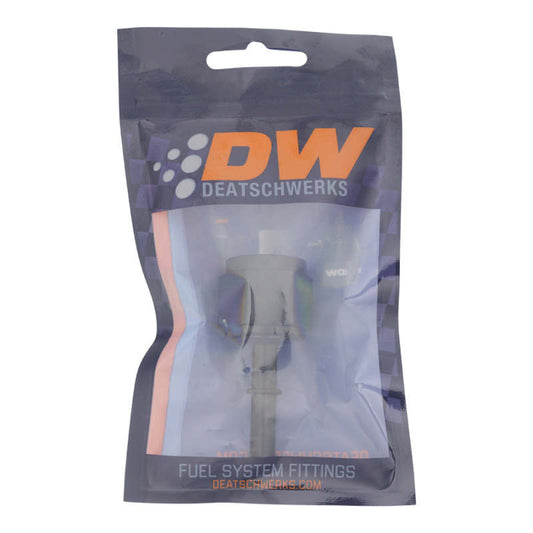 DeatschWerks - DeatschWerks 10AN Female Flare Swivel to 5/16in Male EFI Quick Disconnect - Anodized Matte Black - Demon Performance