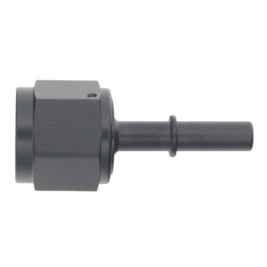 DeatschWerks - DeatschWerks 10AN Female Flare Swivel to 5/16in Male EFI Quick Disconnect - Anodized Matte Black - Demon Performance