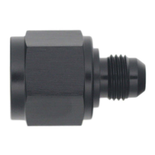 DeatschWerks - DeatschWerks 10AN Female Flare to 6AN Male Flare Reducer - Anodized Matte Black - Demon Performance