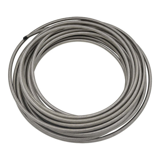 DeatschWerks - DeatschWerks 10AN Stainless Steel Double Braided CPE Hose - 50ft - Demon Performance