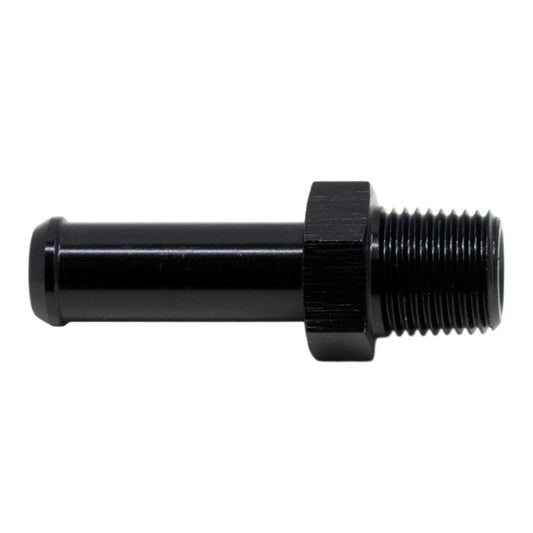 DeatschWerks - DeatschWerks 1/8in NPT Male Thread 5/16in Hose Barb - Anodized Matte Black - Demon Performance