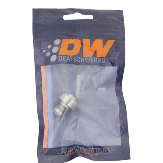 DeatschWerks - DeatschWerks 6AN Male Flare Stainless Steel Weld On Fitting - Demon Performance