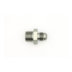 DeatschWerks - DeatschWerks 6AN Male Flare to 3/8in Male NPT Adapter - Anodized Matte Black - Demon Performance