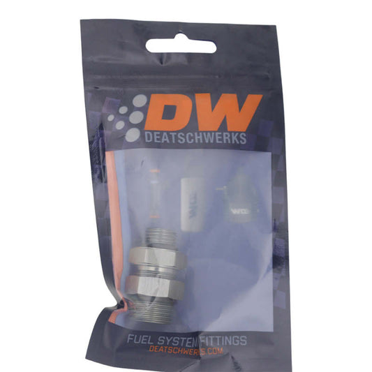 DeatschWerks - DeatschWerks 6AN ORB Male to 8AN ORB Male Swivel Adapter - Anodized DW Titanium - Demon Performance