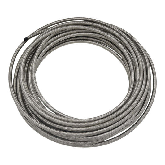 DeatschWerks - DeatschWerks 6AN Stainless Steel Double Braided CPE Hose - 50ft - Demon Performance