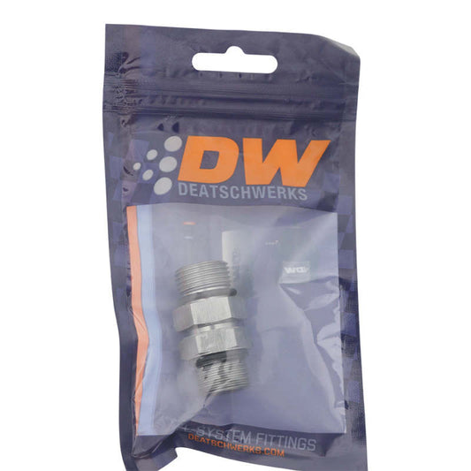 DeatschWerks - DeatschWerks 8AN ORB Male to 8AN ORB Male Swivel Adapter - Anodized DW Titanium - Demon Performance