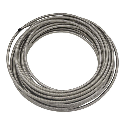 DeatschWerks - DeatschWerks 8AN Stainless Steel Double Braided CPE Hose - 50ft - Demon Performance