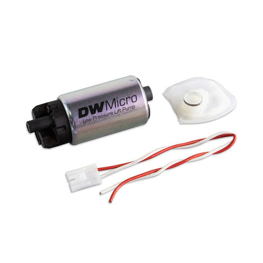 DeatschWerks - DeatschWerks DW Micro Series 210lph Low Pressure Lift Fuel Pump w/ Universal Install Kit - Demon Performance