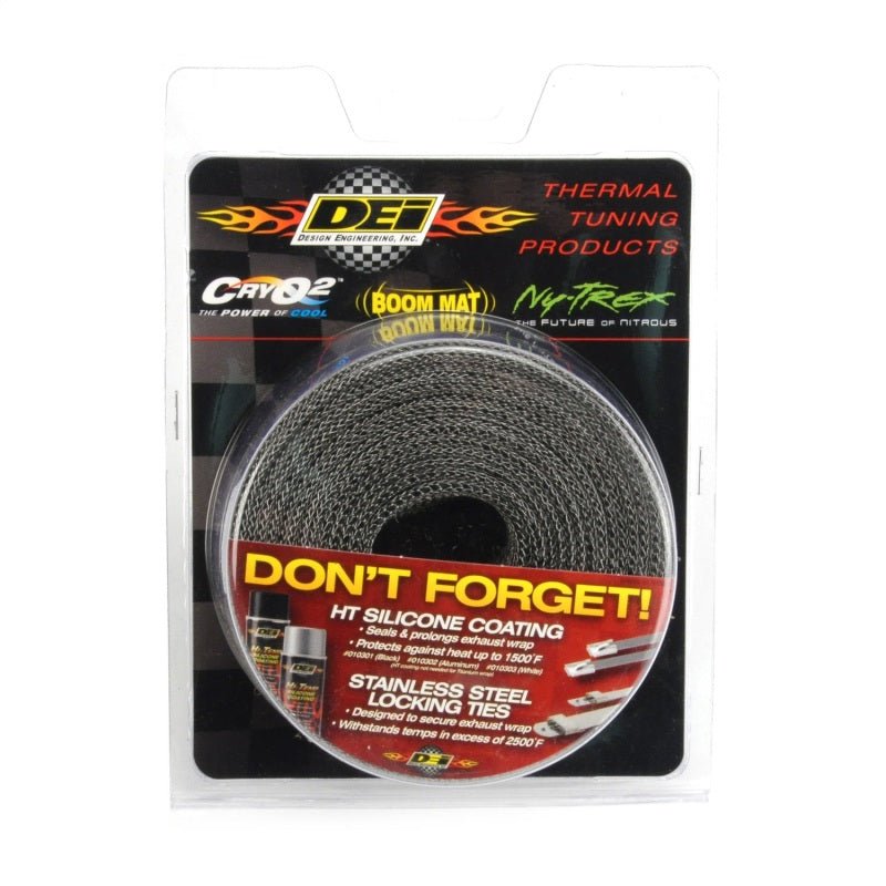 DEI - DEI Exhaust Wrap 1.5in x 10ft - EXO - Black - Demon Performance