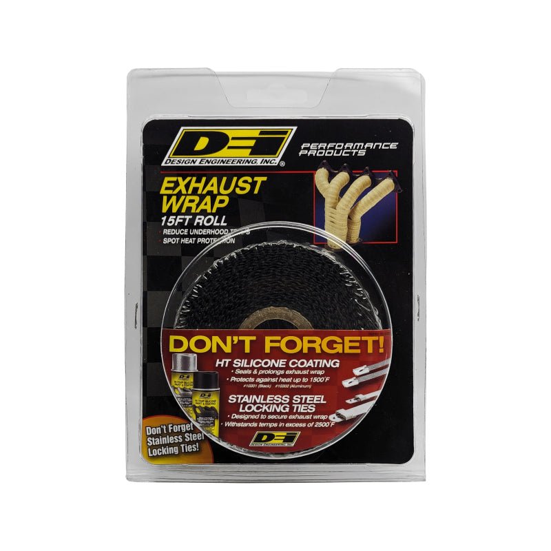 DEI - DEI Exhaust Wrap 1in x 15ft - Black - Demon Performance