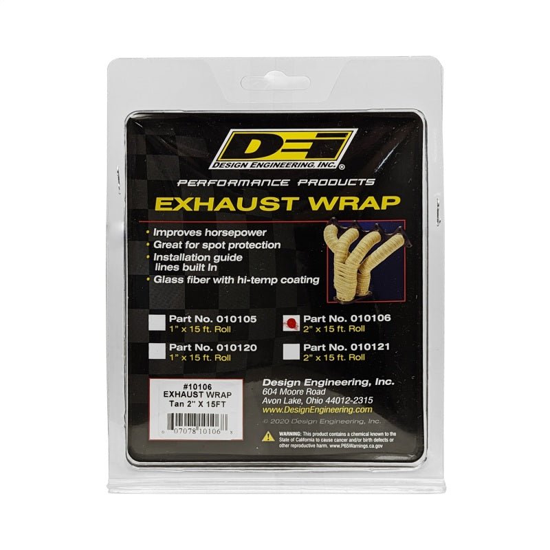 DEI - DEI Exhaust Wrap 2in x 15ft - Tan - Demon Performance