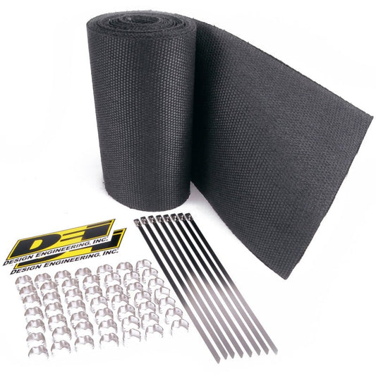 DEI - DEI Exhaust Wrap Kit - 4 and 6 Cylinder - Speed Sleeves - Black - Demon Performance