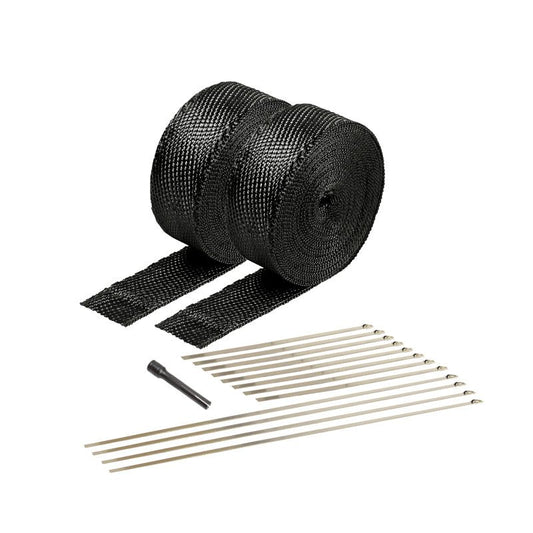 DEI - DEI Exhaust Wrap Kit - Black Titanium Wrap Locking Ties & Locking Tie Tool - Demon Performance