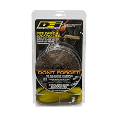 DEI - DEI Exhaust Wrap Kit - Pipe Wrap and Locking Tie - Titanium - Demon Performance