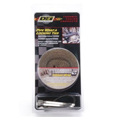 DEI - DEI Exhaust Wrap Kit - Pipe Wrap and Locking Tie - Titanium - Demon Performance