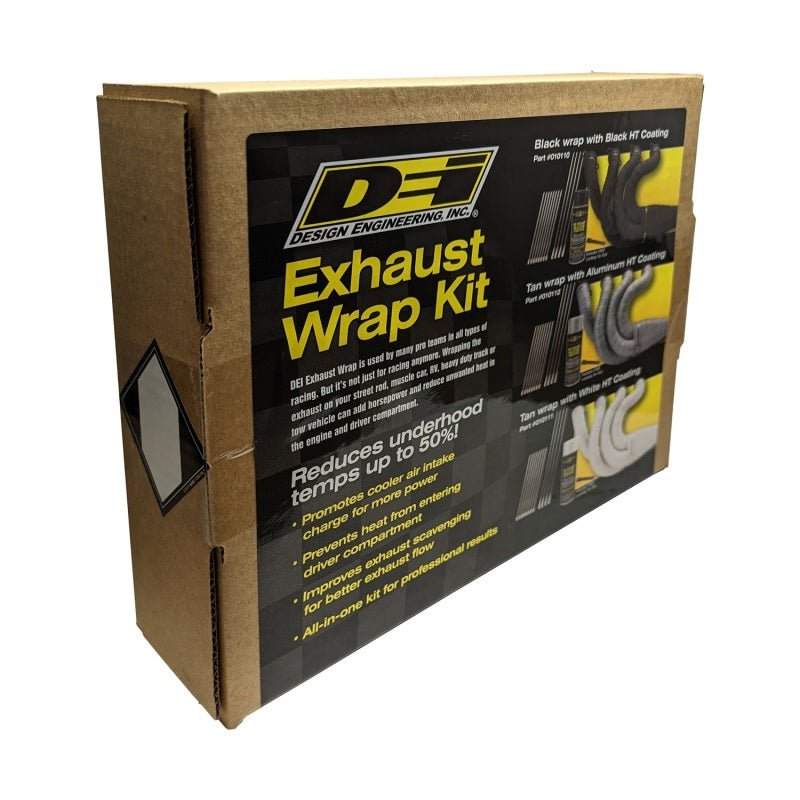 DEI - DEI Exhaust Wrap Kit - Tan Wrap & Aluminum HT Silicone Coating - Demon Performance