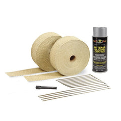 DEI - DEI Exhaust Wrap Kit - Tan Wrap & Aluminum HT Silicone Coating - Demon Performance