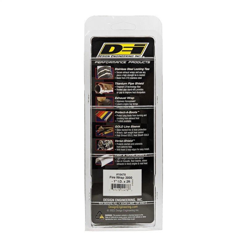 DEI - DEI Fire Wrap 3000 1in I.D. x 2ft - Demon Performance