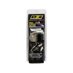 DEI - DEI Heat Shroud 1in I.D. x 3ft - Aluminized Sleeving - Hook and Loop Edge - Demon Performance